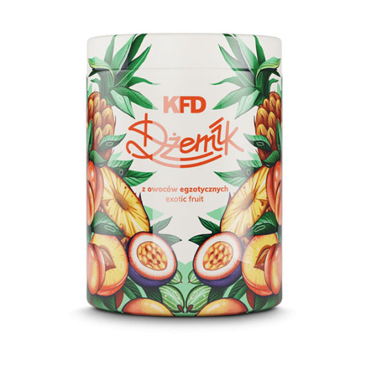 Džem s komadima egzotičnog voća 1000g - KFD Nutrition