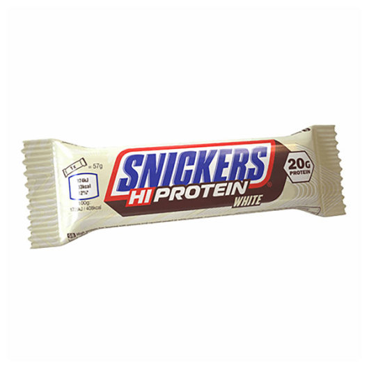 Proteinska čokoladica WHITE Snickers HI Protein 55g - Snickers
