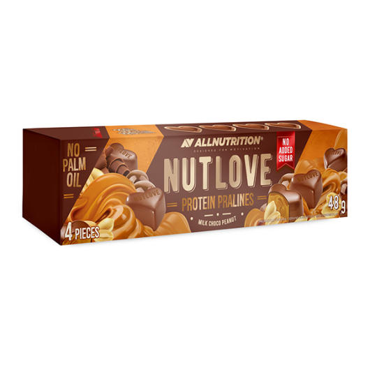 Nutlove proteinske praline bez dodanog šećera čokolada-kikiriki 48g -All Nutrition