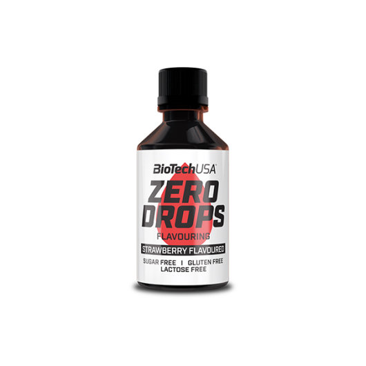 Zero Drops okusi 50ml jagoda - Biotech USA
