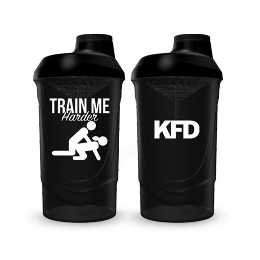 Crni shaker Train Me Harder 700ml - KFD Nutrition
