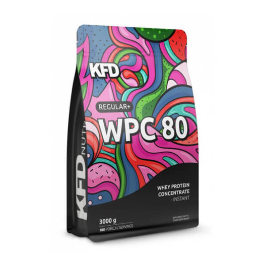 Proteini WPC Regular+ 3000g bijela čokolada/malina - KFD Nutrition
