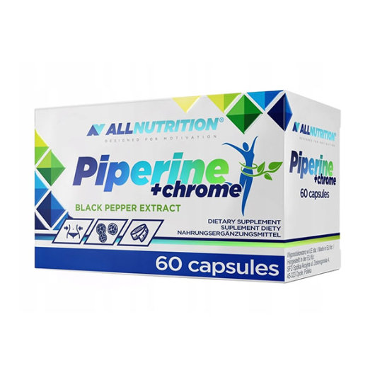 Piperine + Chrome 60kapsula – All Nutrition