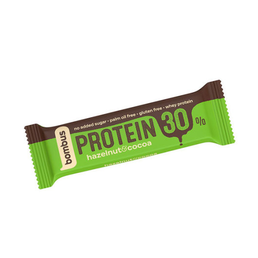 Proteinska čokoladica 30% Lješnjak & Kakao 50g - Bombus