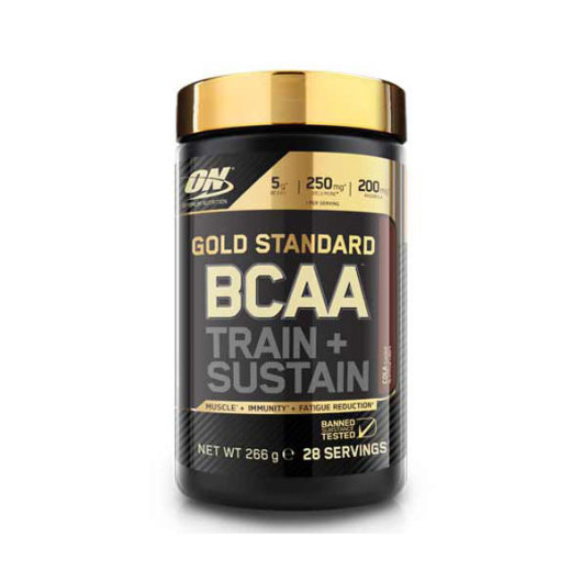 BCAA aminokiseline Optimum Nutition u crno zlatnoj posudici od 266 grama