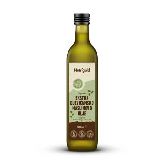 Organsko ekstra djevičansko maslinovo ulje Nutrigold u staklenoj boci od 1000ml