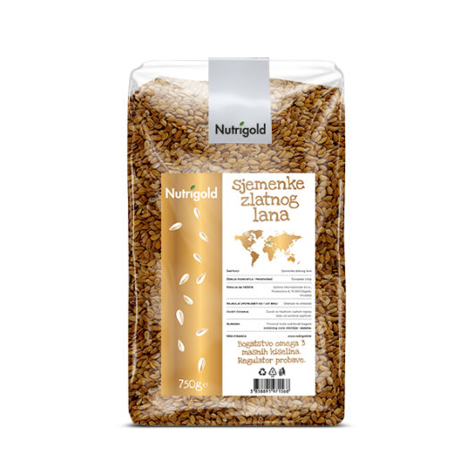 Sjemenke zlatnog lana 750g - Nutrigold