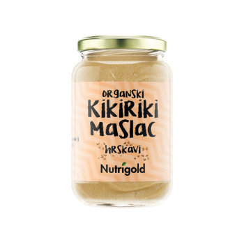 Maslac od kikirikija hrskavi 350g organski - Nutrigold