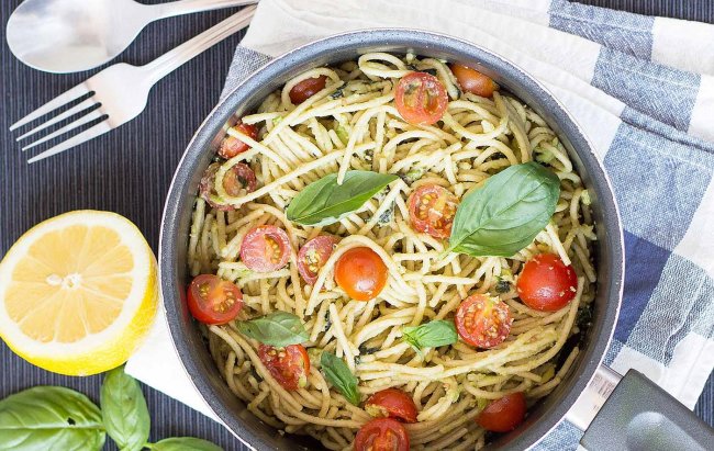 Ručak za 15 minuta Spaghetti s avokadom puni proteina!